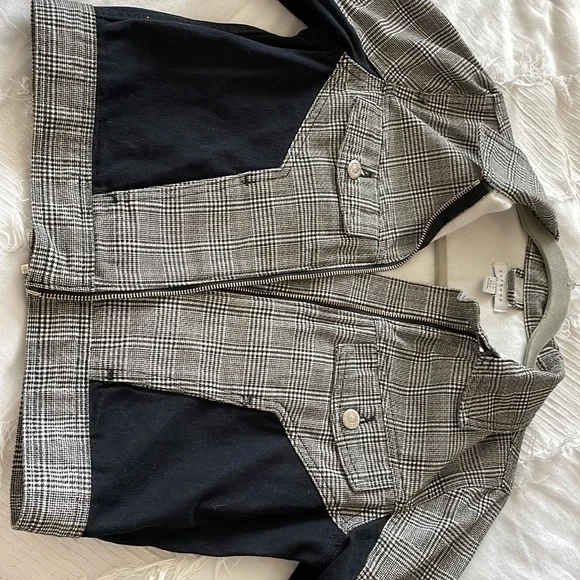 Topshop plaid jacket - us 4, uk 8 - Picture 4 of 5